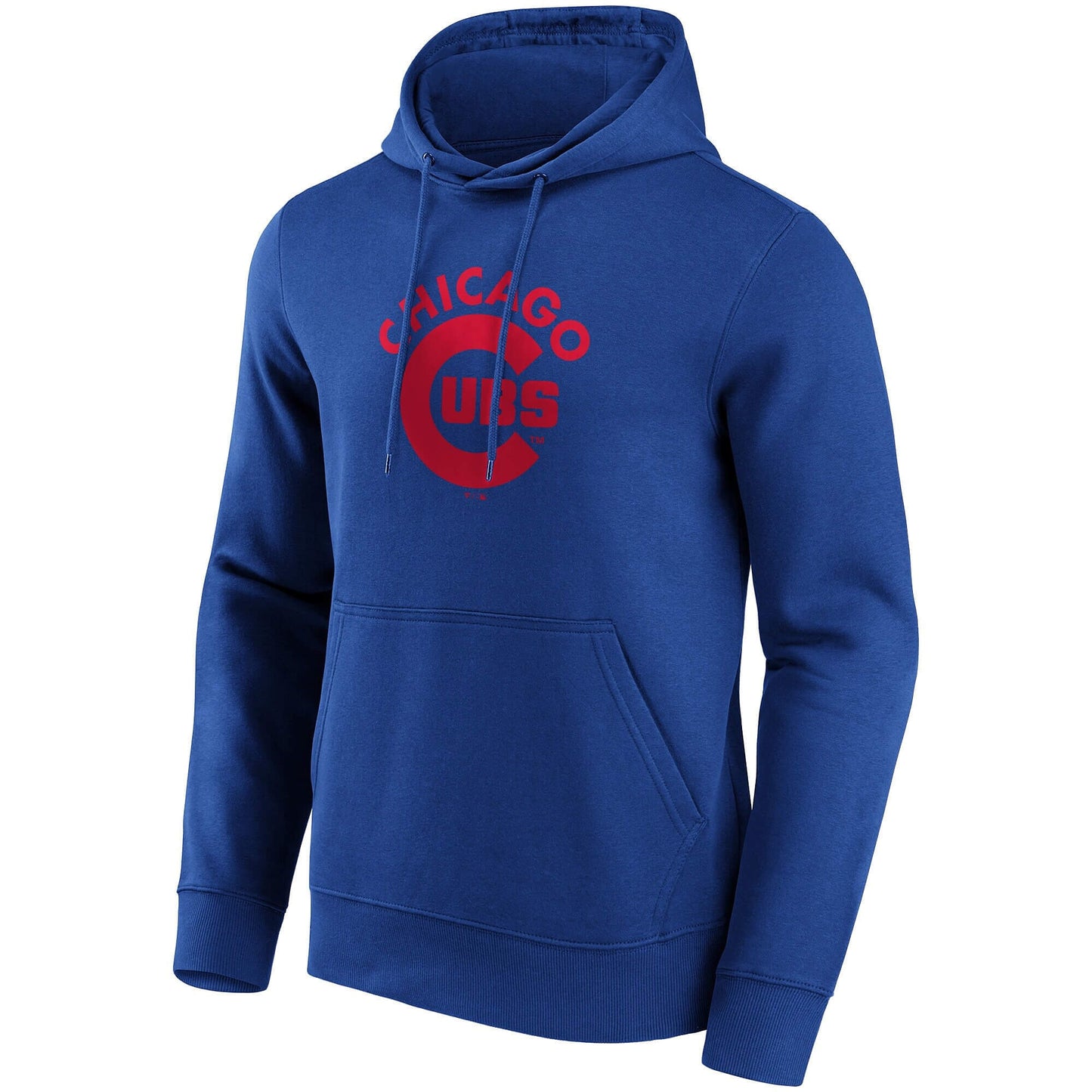 Fanatics Chicago Cubs Iconic Wordmark Graphic Hoodie Royal