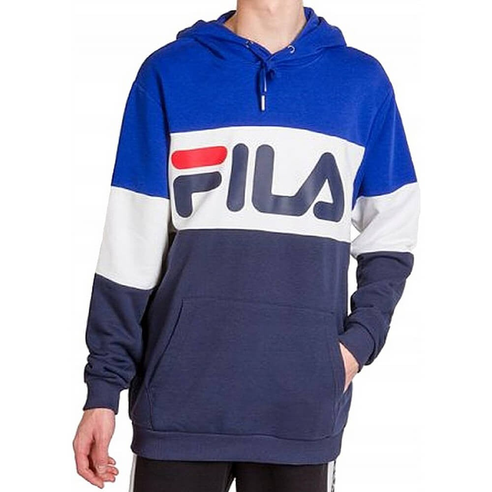 Fila Night Blocked Hoody Surf The Web/Black Iris/Bright White