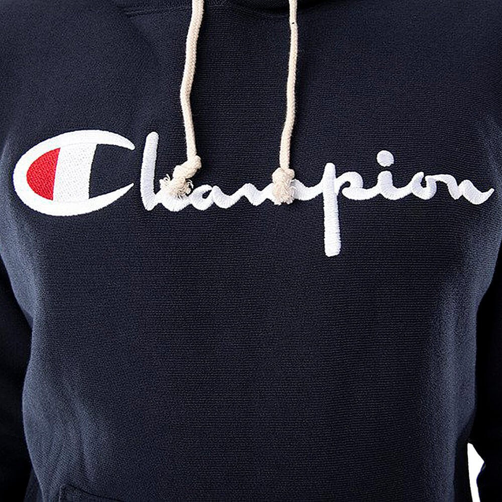 Mikina s kapucňou Champion Premium RWSS 1952 Hooded Sweatshirt tmavomodrá