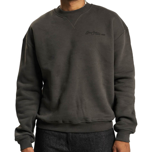 Sean John Script Logo Backprint Peached Crew Black