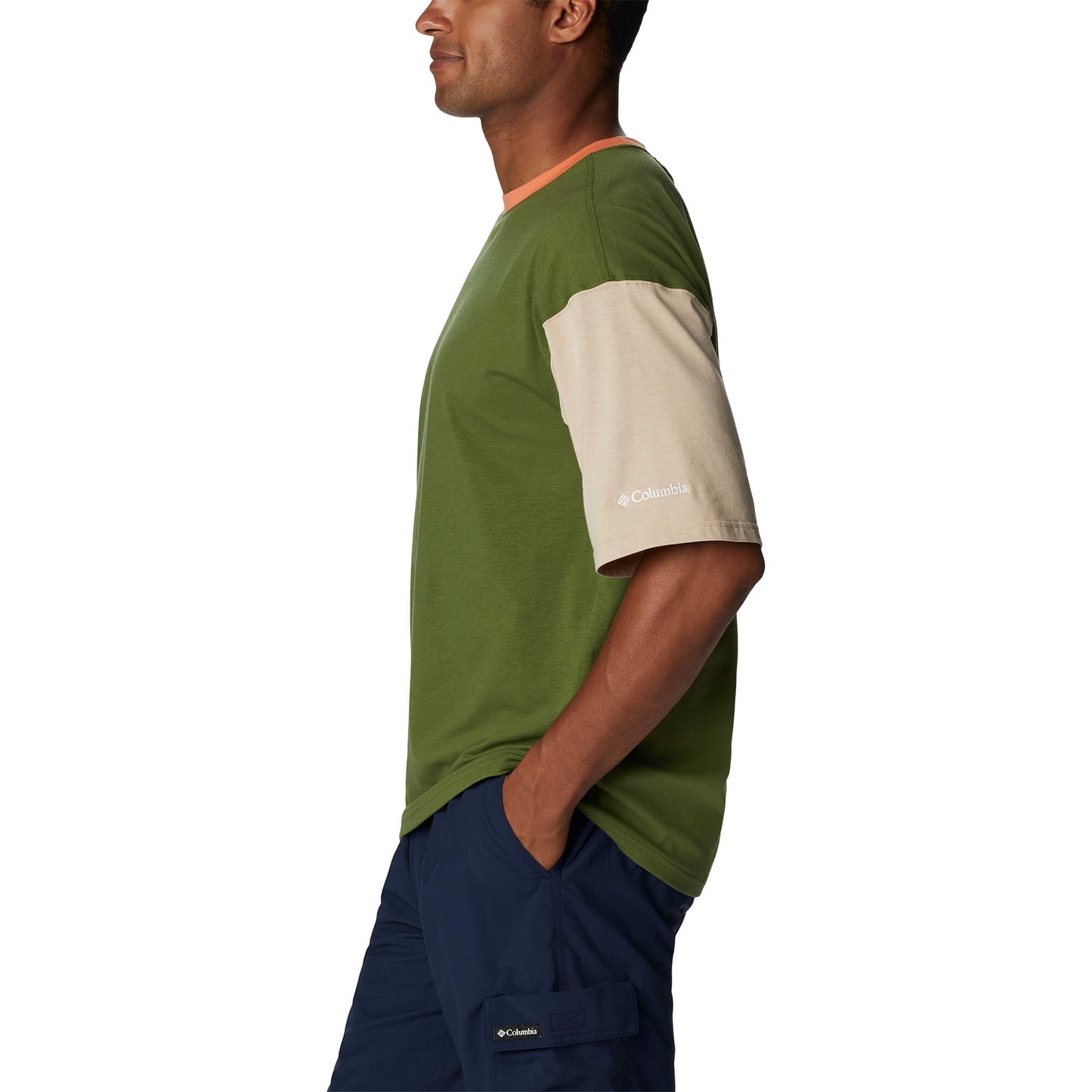 Columbia Deschutes Valley™ Short Sleeve Tee Pesto / Desert Orange / Ancient Fossil