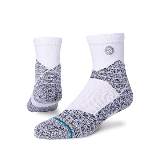 Basketbalové ponožky STANCE ICON SPORT QTR biele