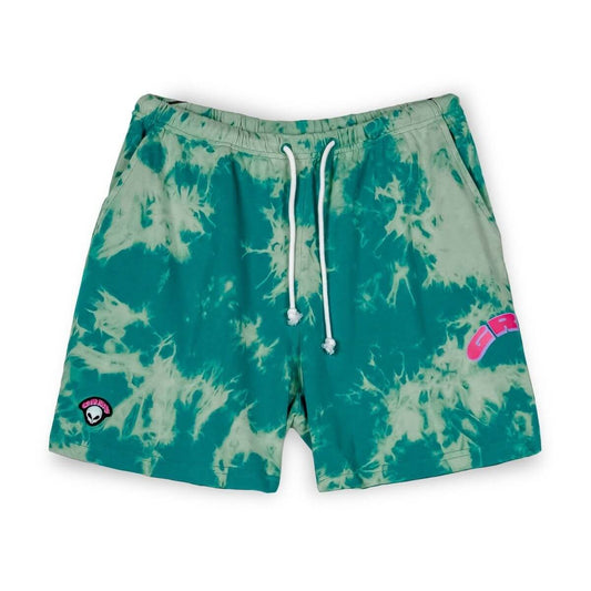 Šortky Grimey Wear Ufollow Bleached Sweatshorts zelené