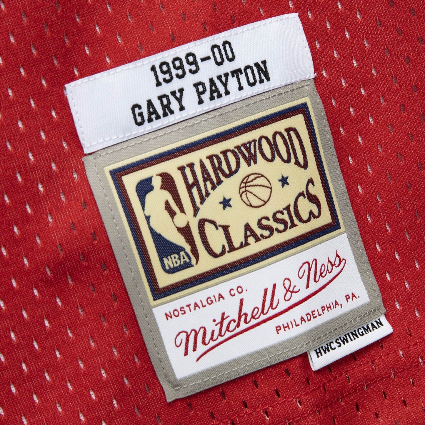 Mitchell & Ness NBA Swingman Jersey Supersonics 1999 Gary Payton Seattle Supersonics Gary Payton Red