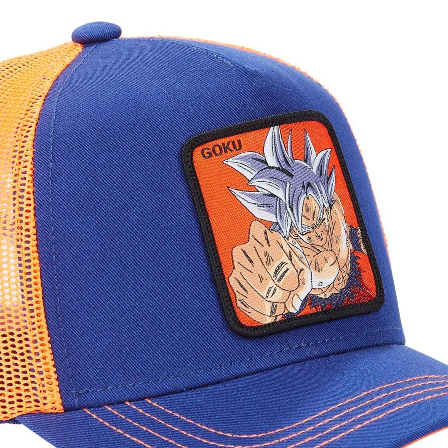 Capslab Dragon Ball Super Goku Trucker Cap Blue/Orange