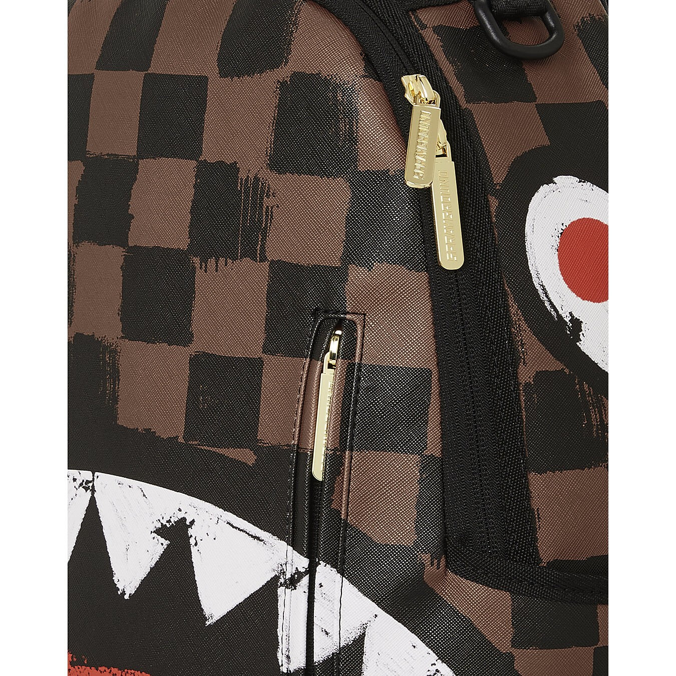 Sprayground Sharks In Paris Paint Dlxsv Backpack Brown