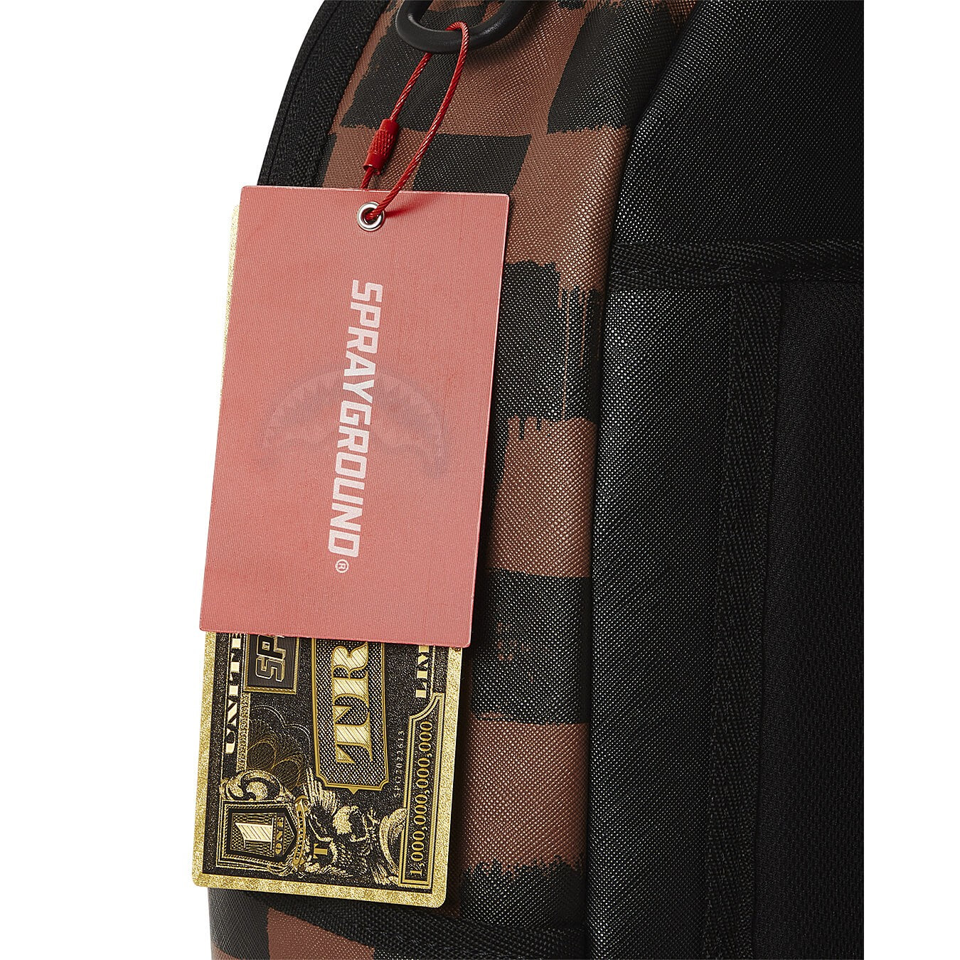 Sprayground Sharks In Paris Paint Dlxsv Backpack Brown