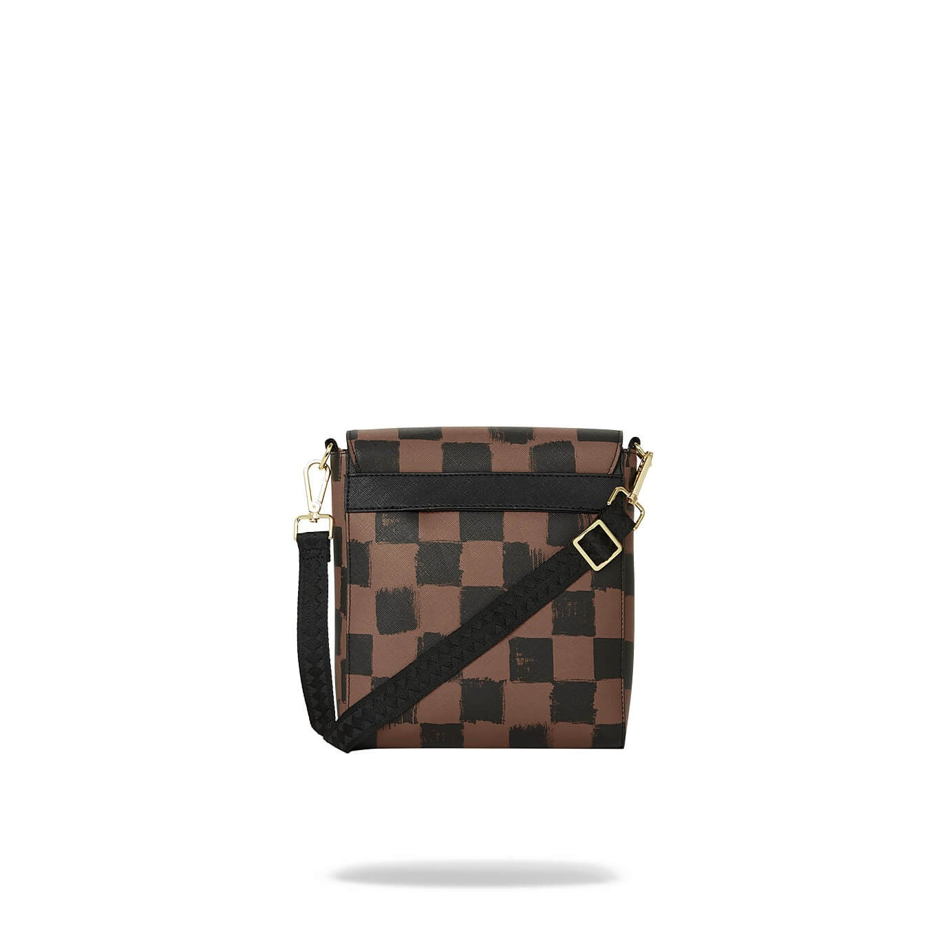 Sprayground Sharks In Paris Paint Messenger Sling Bag Brown