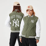NEW ERA New York Yankees MLB Team Logo Medium Green Bomber Jacket Green