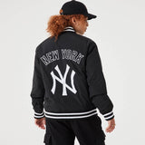 NEW ERA New York Yankees MLB Team Logo Black Bomber Jacket Black