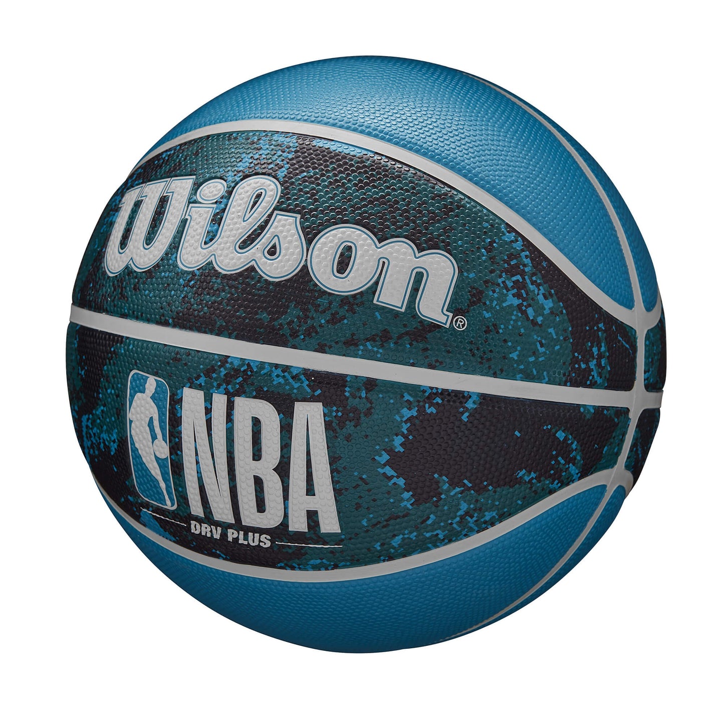 Wilson NBA Drv Plus Vibe Bskt - Black/Blue (sz. 7)