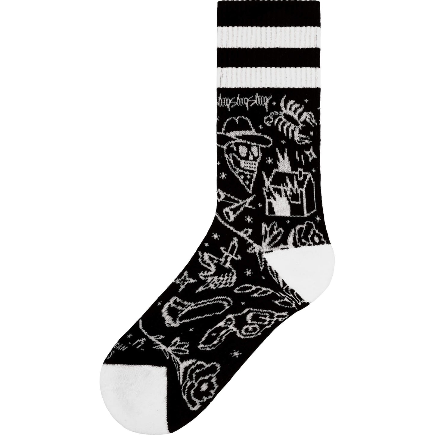 Ponožky American Socks Cowboy - Mid High čierne