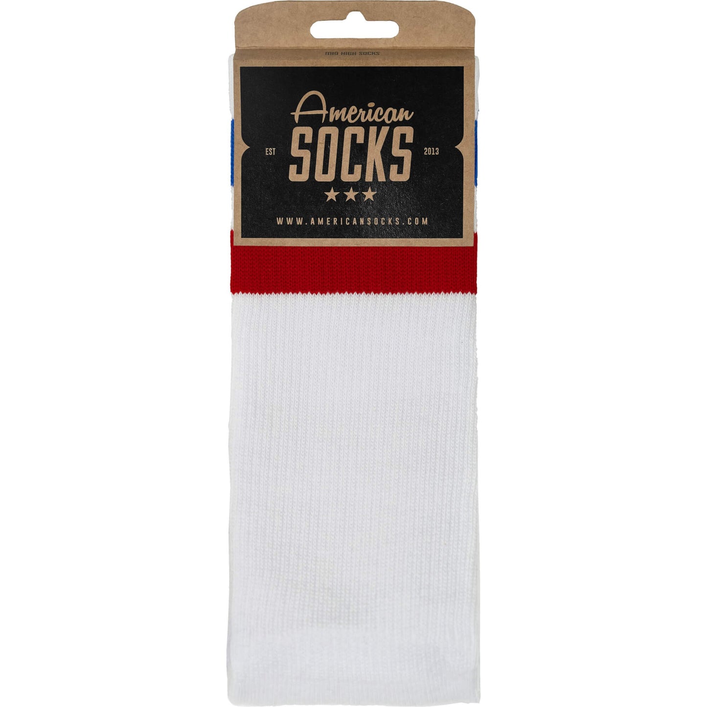 American Socks American Pride I - Mid High White