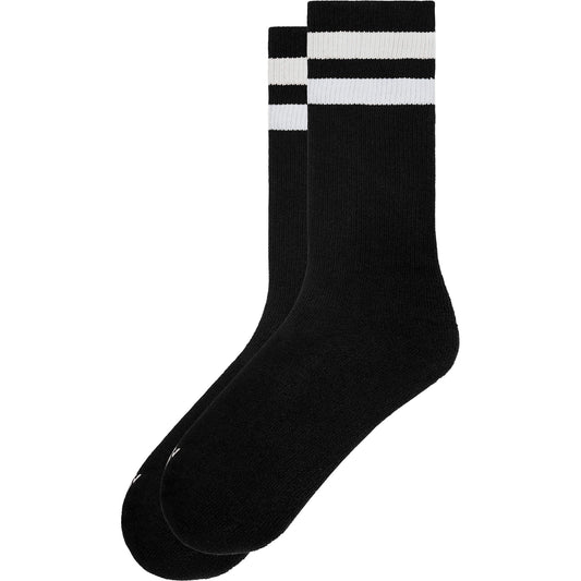 American Socks Back in Black - Glow in the dark - Mid High Black