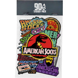 American Socks 90's Sticker Pack Multi (10 RAD Stickers)