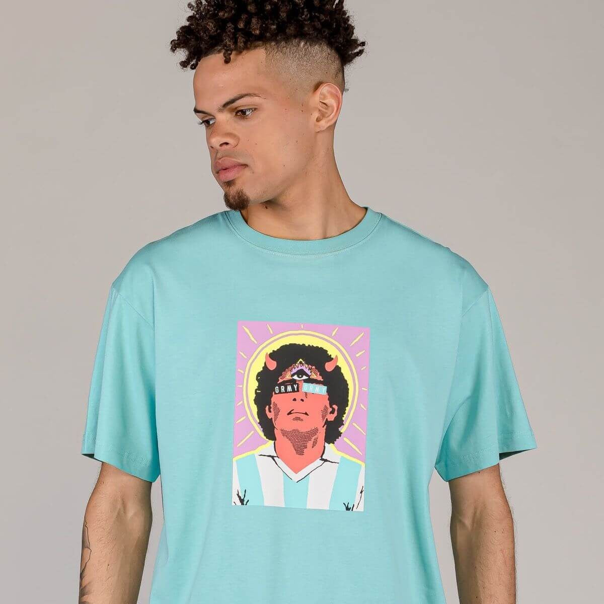 Grimey Wear The Nihilism Regular Tee Blue