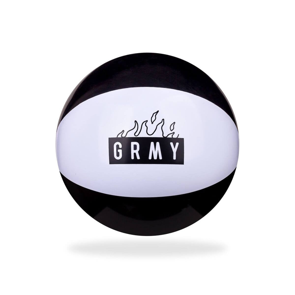 Grimey Wear Cloven Tongues Inflated Beach Ball Black