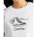 Converse Sneaker Graphic Slim-Fit T-Shirt White
