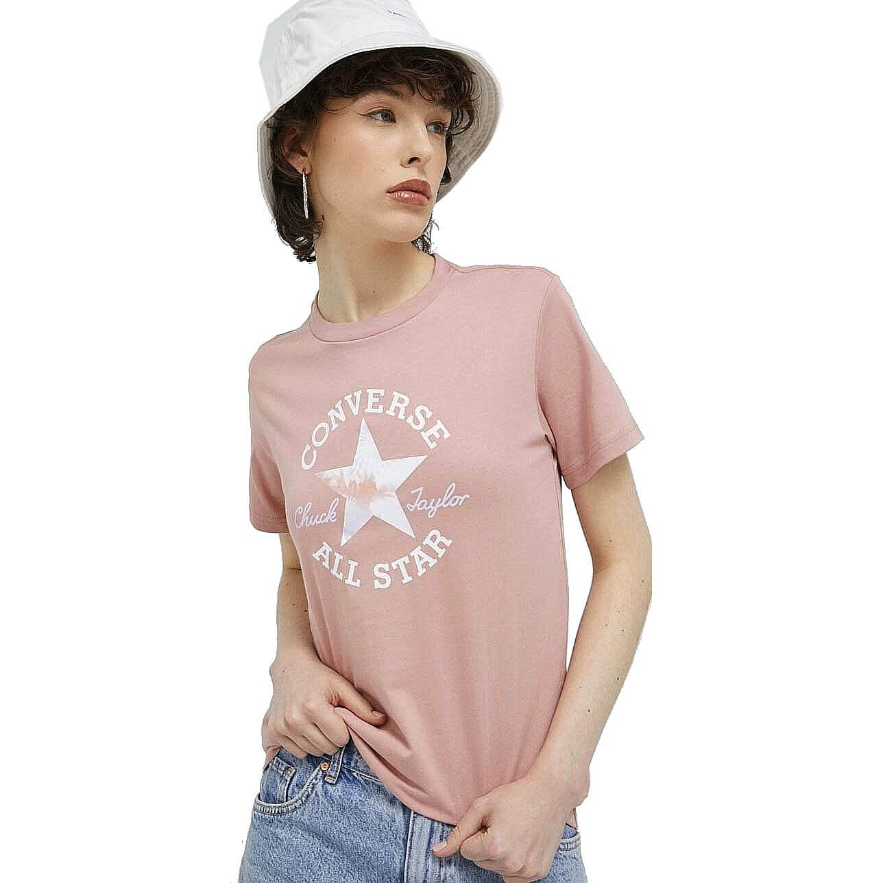 Converse Chuck Patch Infill Tee PINK