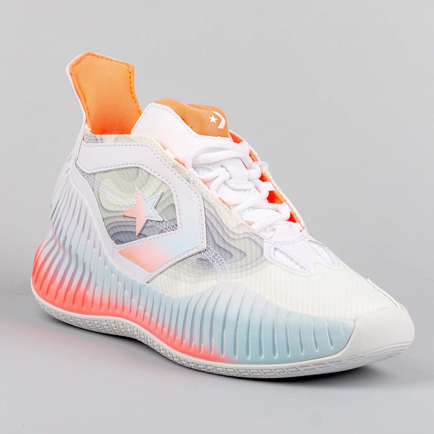 Converse All Star BB Prototype CX Thunder & Lightning Mid Top White/Lava Glow/Agate Blue