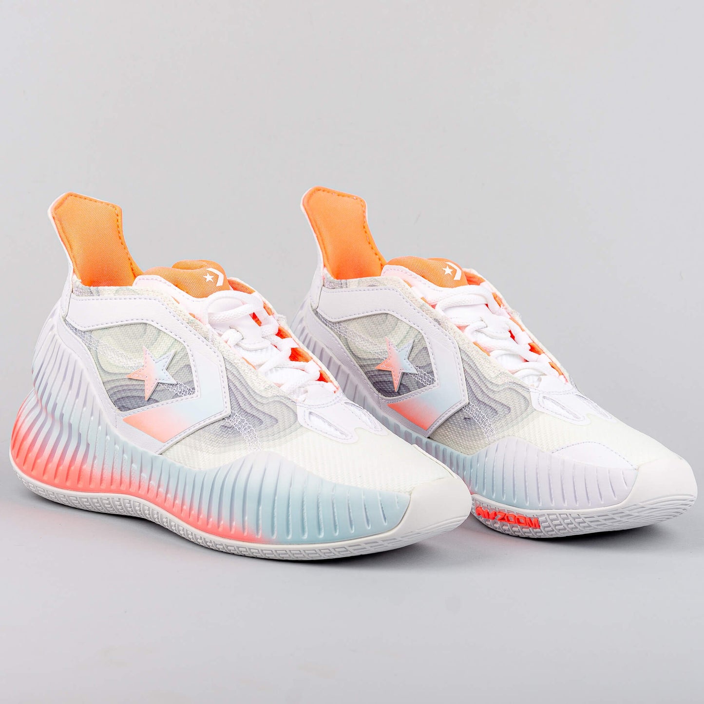 Converse All Star BB Prototype CX Thunder & Lightning Mid Top White/Lava Glow/Agate Blue