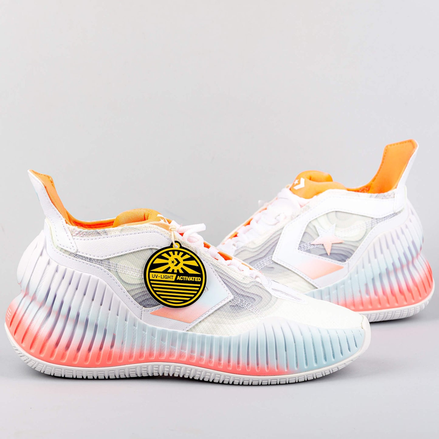 Converse All Star BB Prototype CX Thunder & Lightning Mid Top White/Lava Glow/Agate Blue