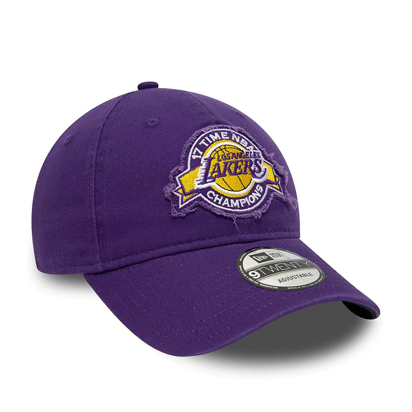 New Era NBA LA Lakers Wash Wordmark Purple 9TWENTY Adjustable Cap Purple