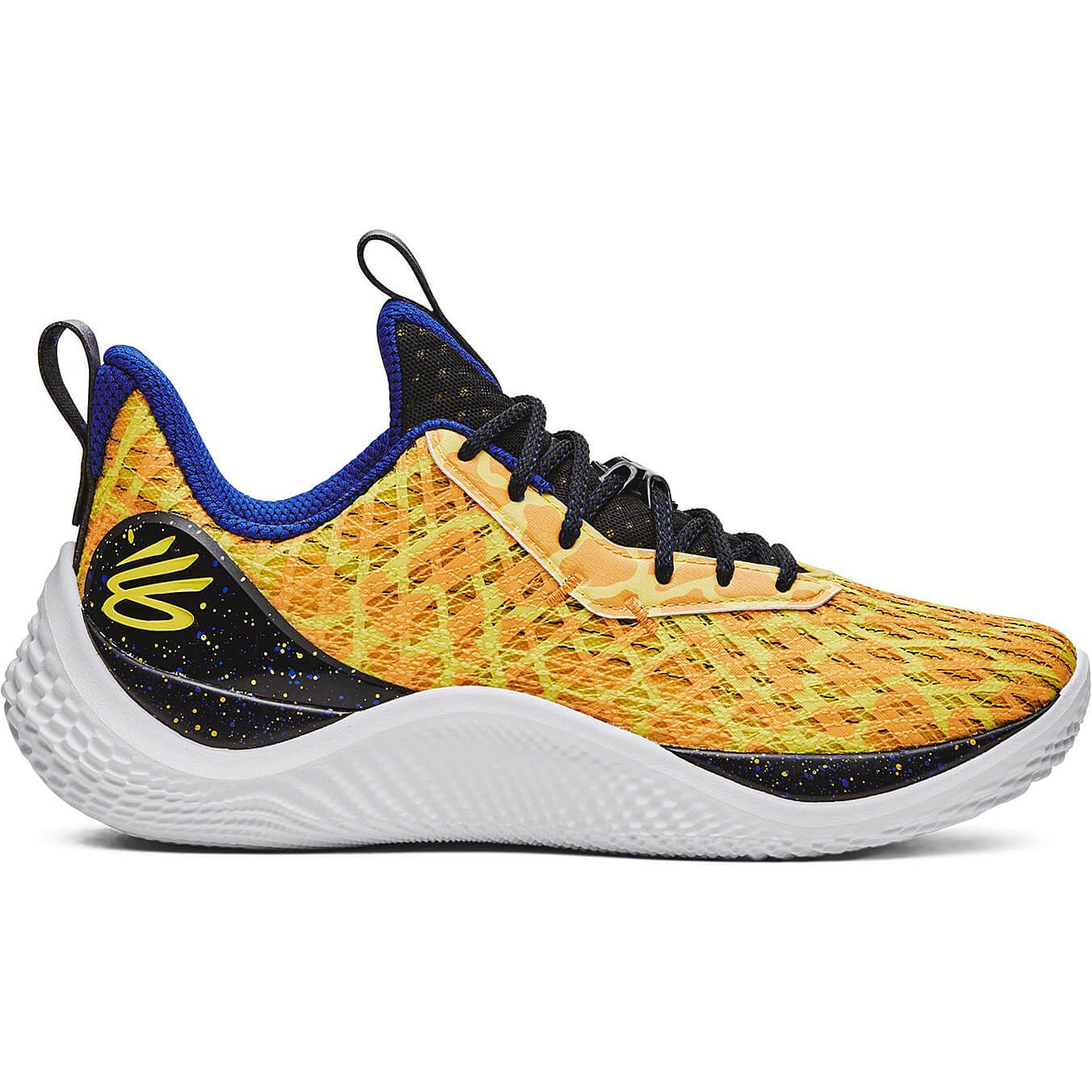 Basketbalové tenisky Under Armour Unisex Curry Flow 10 'Double Bang' Basketball Shoes Steeltown Gold / Black