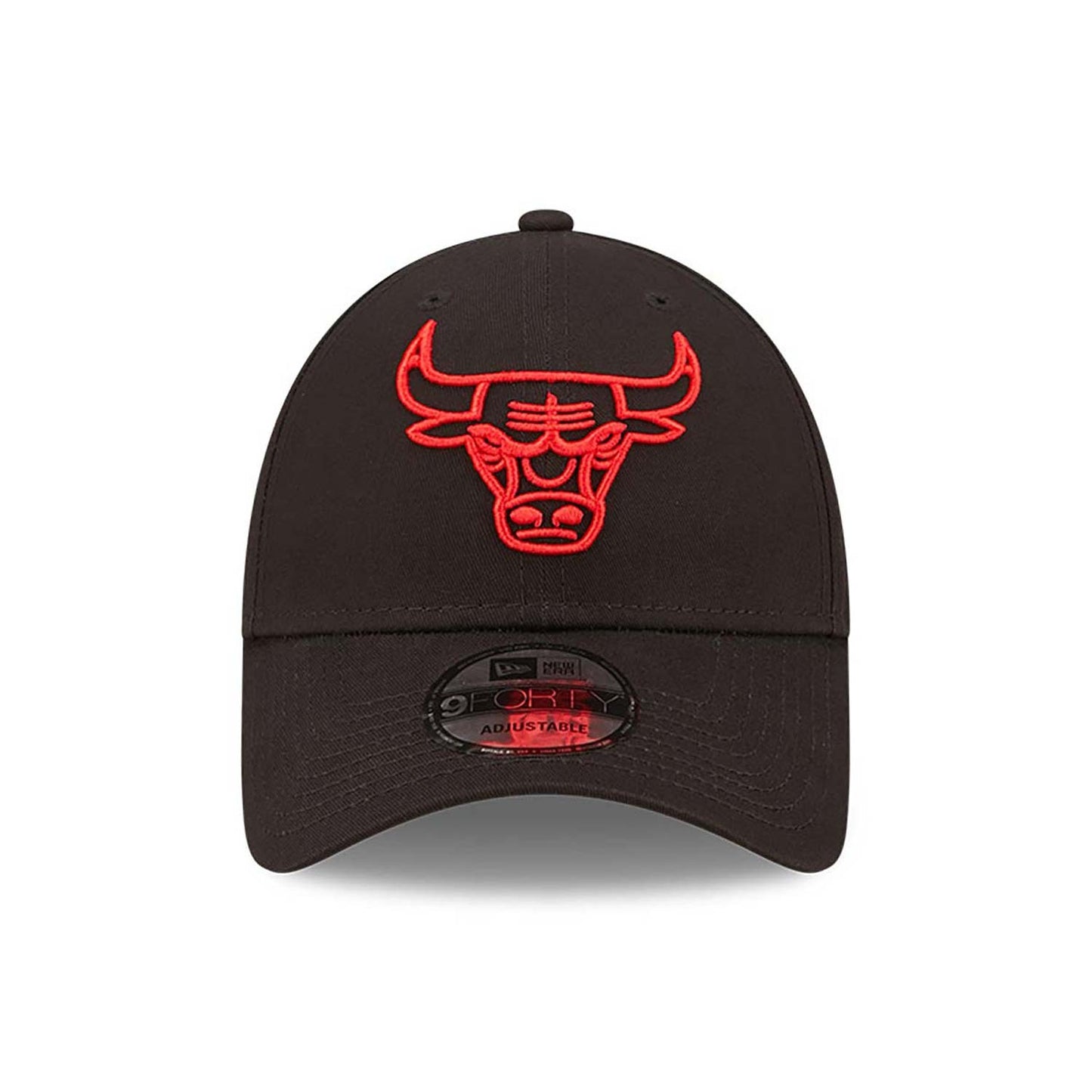 NEW ERA NBA Chicago Bulls Neon Outline Black 9FORTY Adjustable Cap Black
