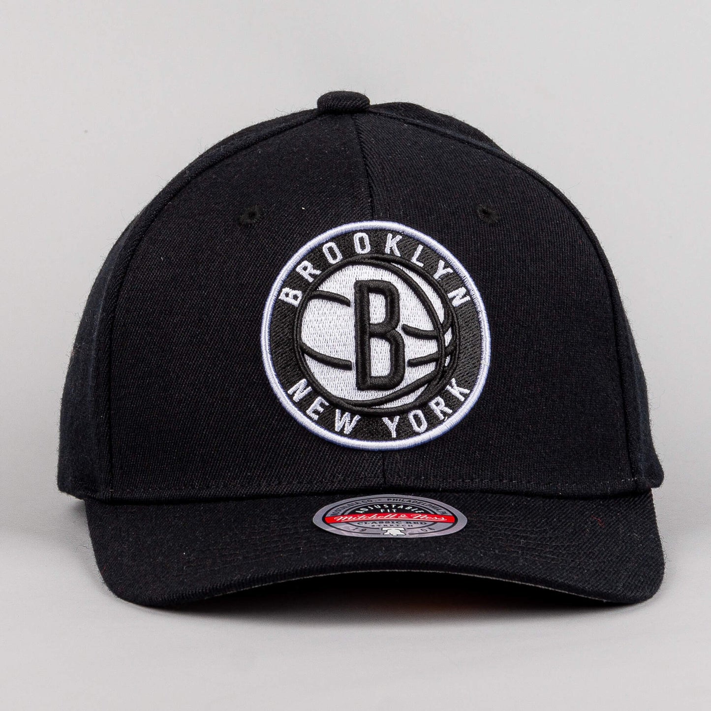 Mitchell & Ness NBA Team Ground 2.0 Stretch Snapback Brooklyn Nets Black
