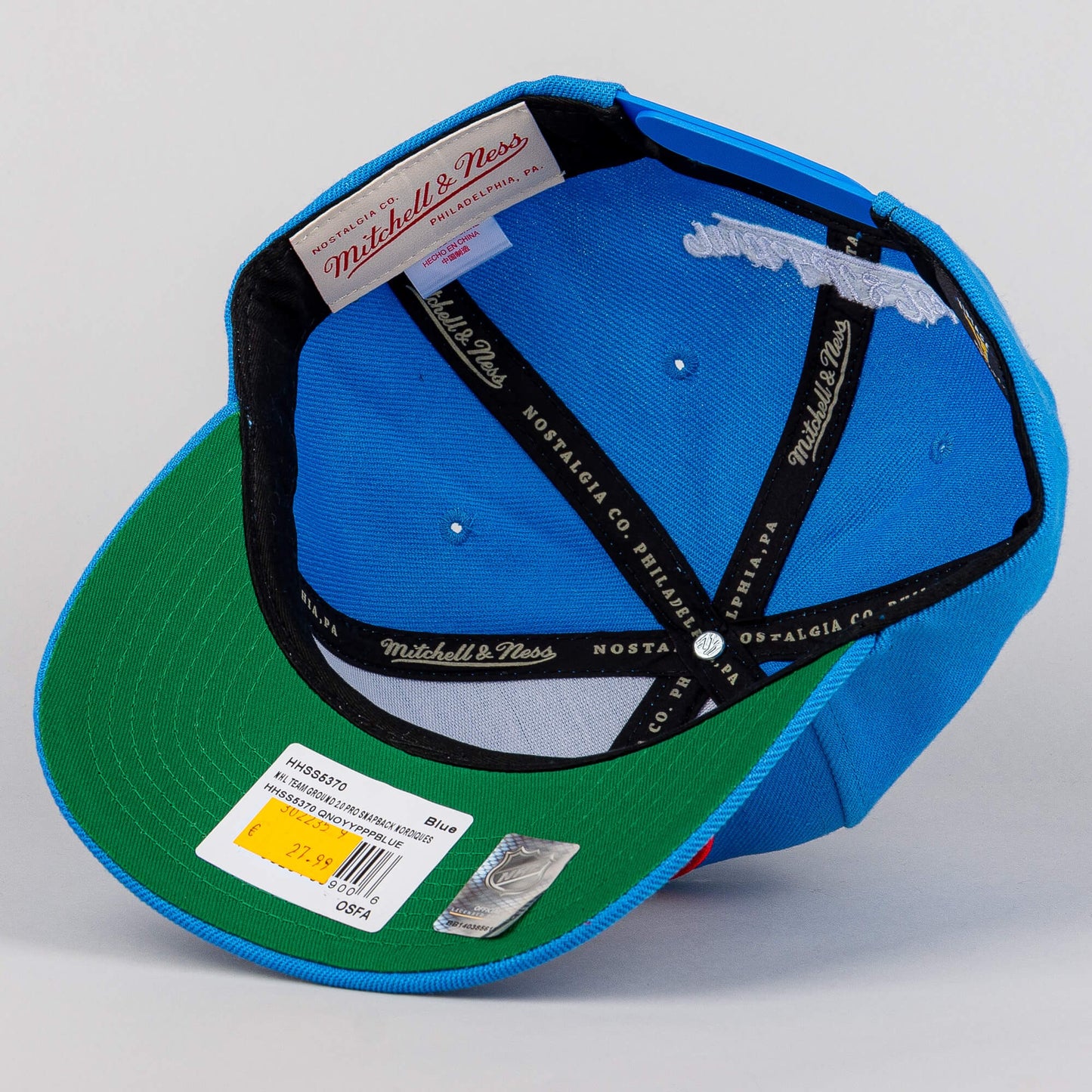 Mitchell & Ness NHL Team Ground 2.0 Pro Snapback Quebec Nordiques Blue