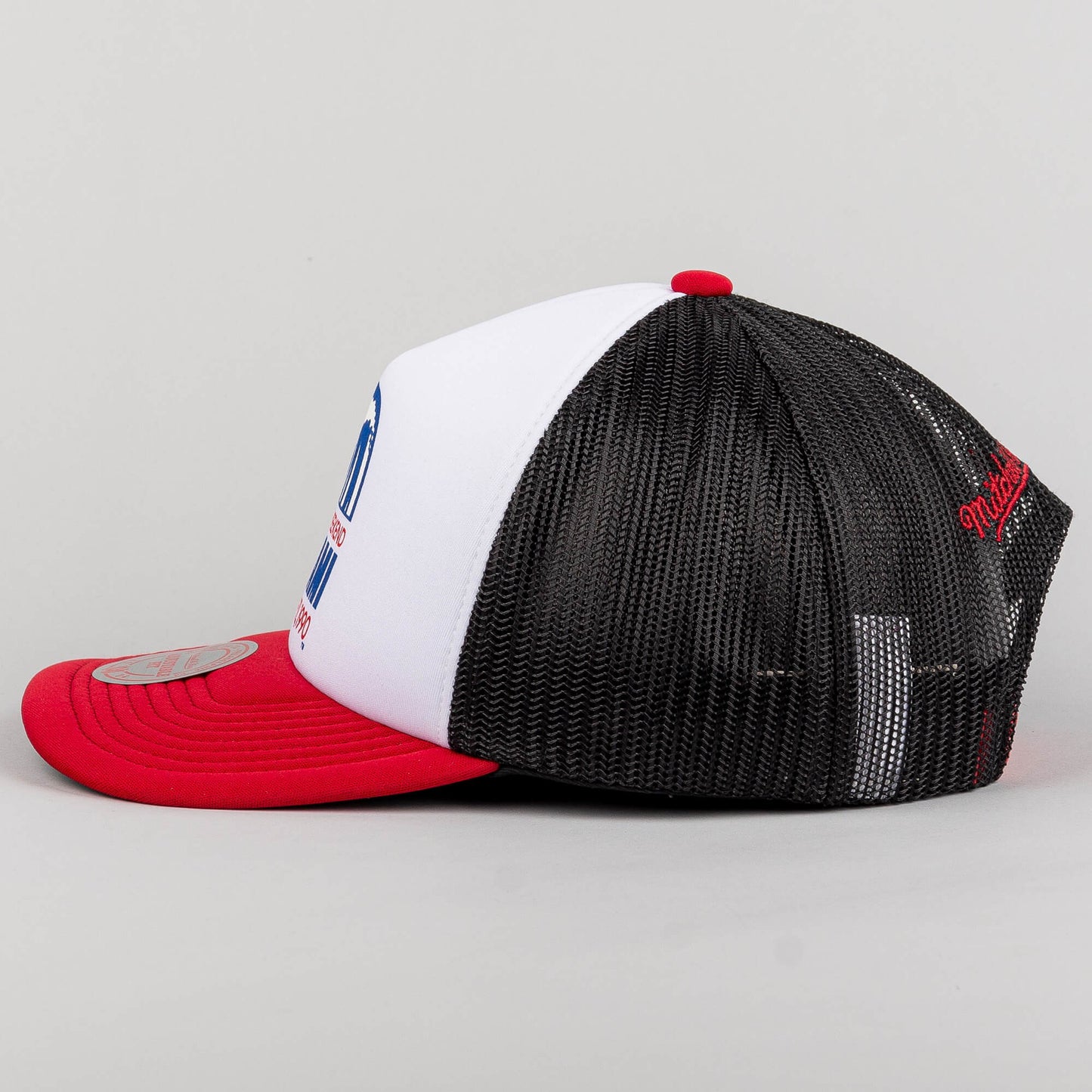 Mitchell & Ness NBA Party Time Trucker Snapback Hwc Miami Heat White