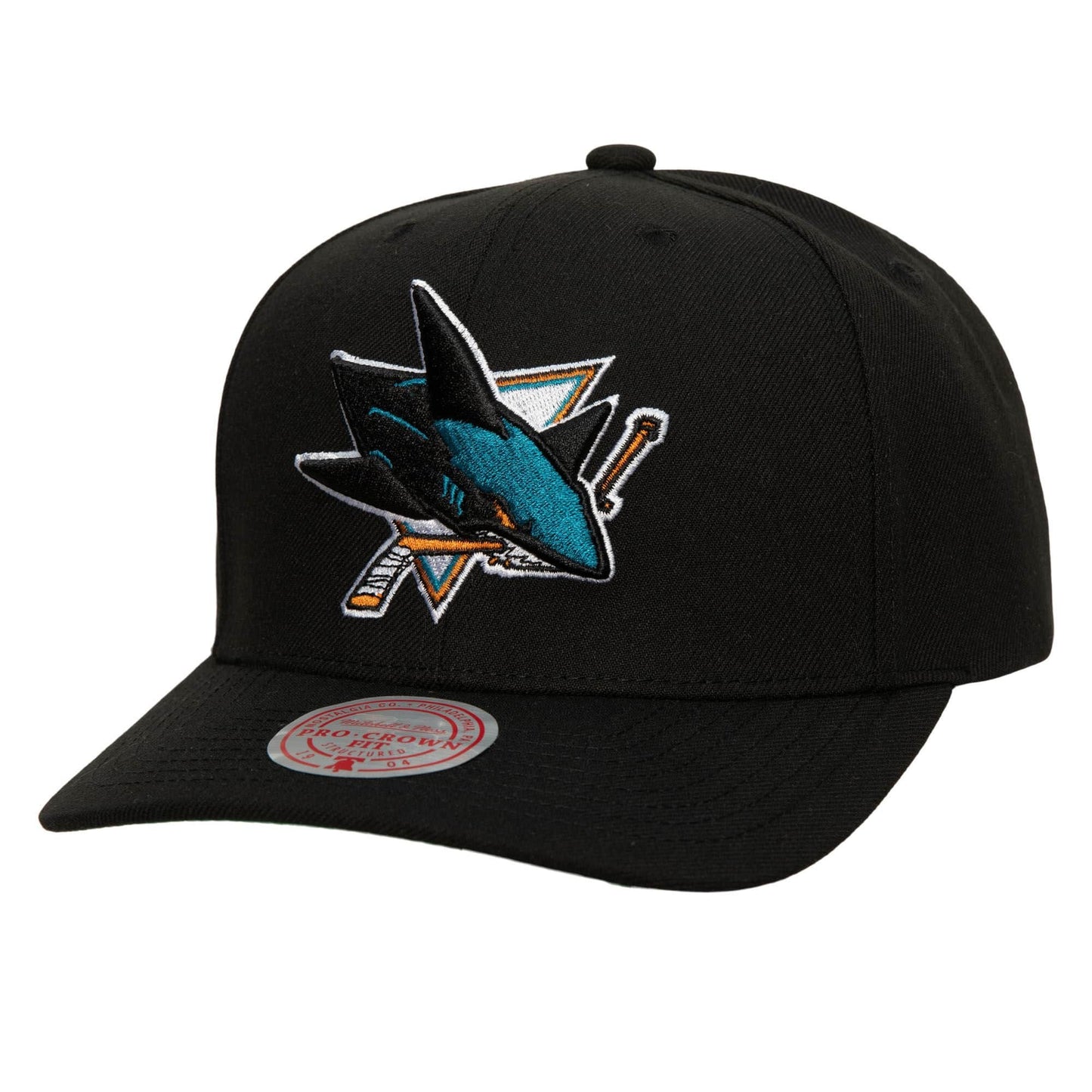 Mitchell & Ness NHL Team Ground 2.0 Pro Snapback San Jose Sharks Black