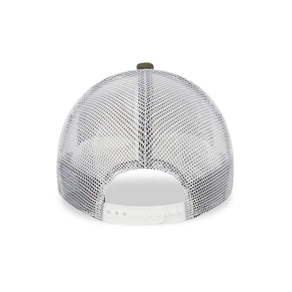 New Era MLB New York Yankees Khaki A-Frame Trucker Cap Green