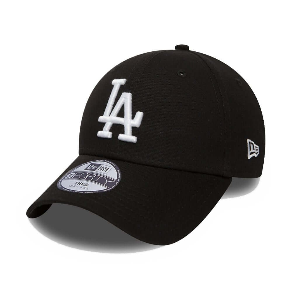 New Era MLB LA Dodgers Kids Black 9FORTY Cap Black