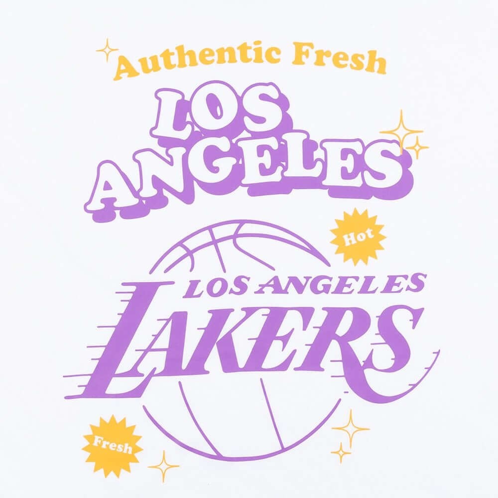 Mitchell & Ness NBA Merch Take Out Tee Los Angeles Lakers White