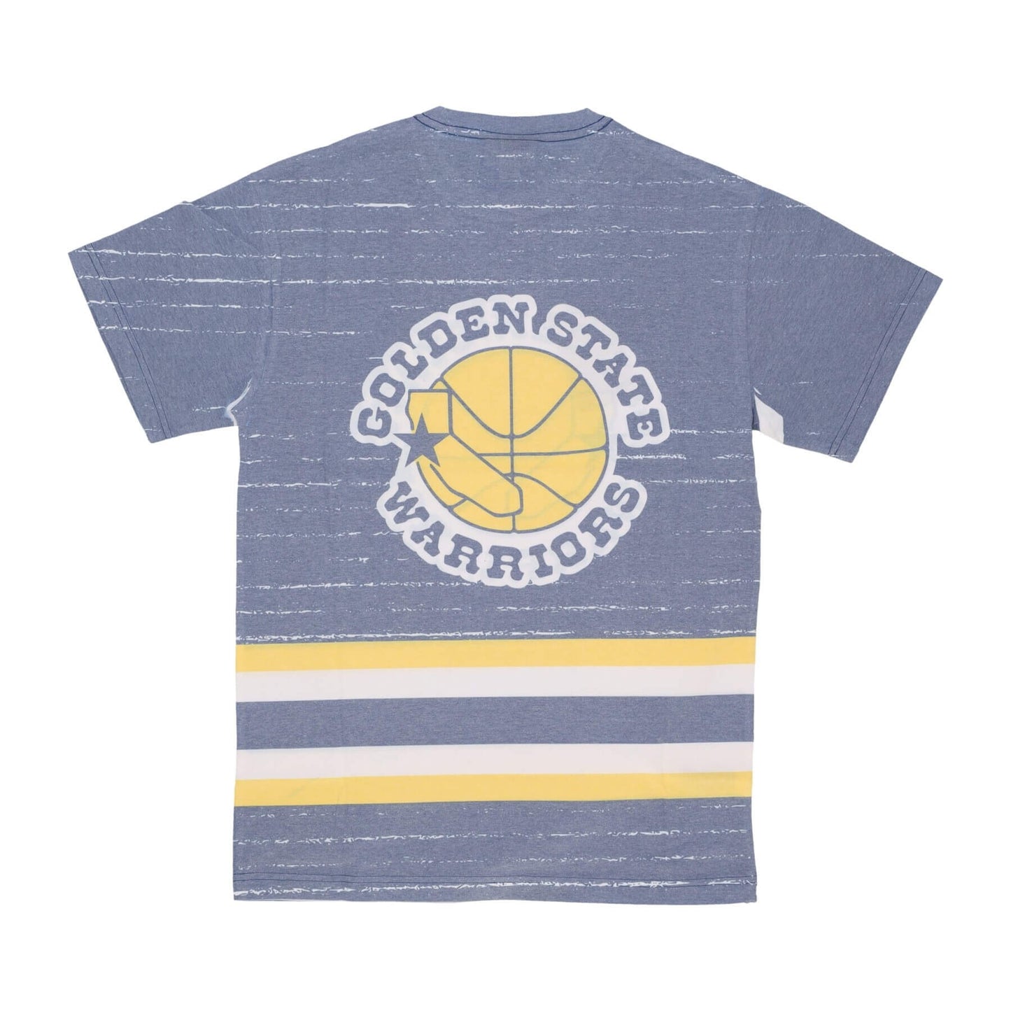 Mitchell & Ness NBA Jumbotron 3.0 Sublimated Ss Tee Golden State Warriors Multi / White