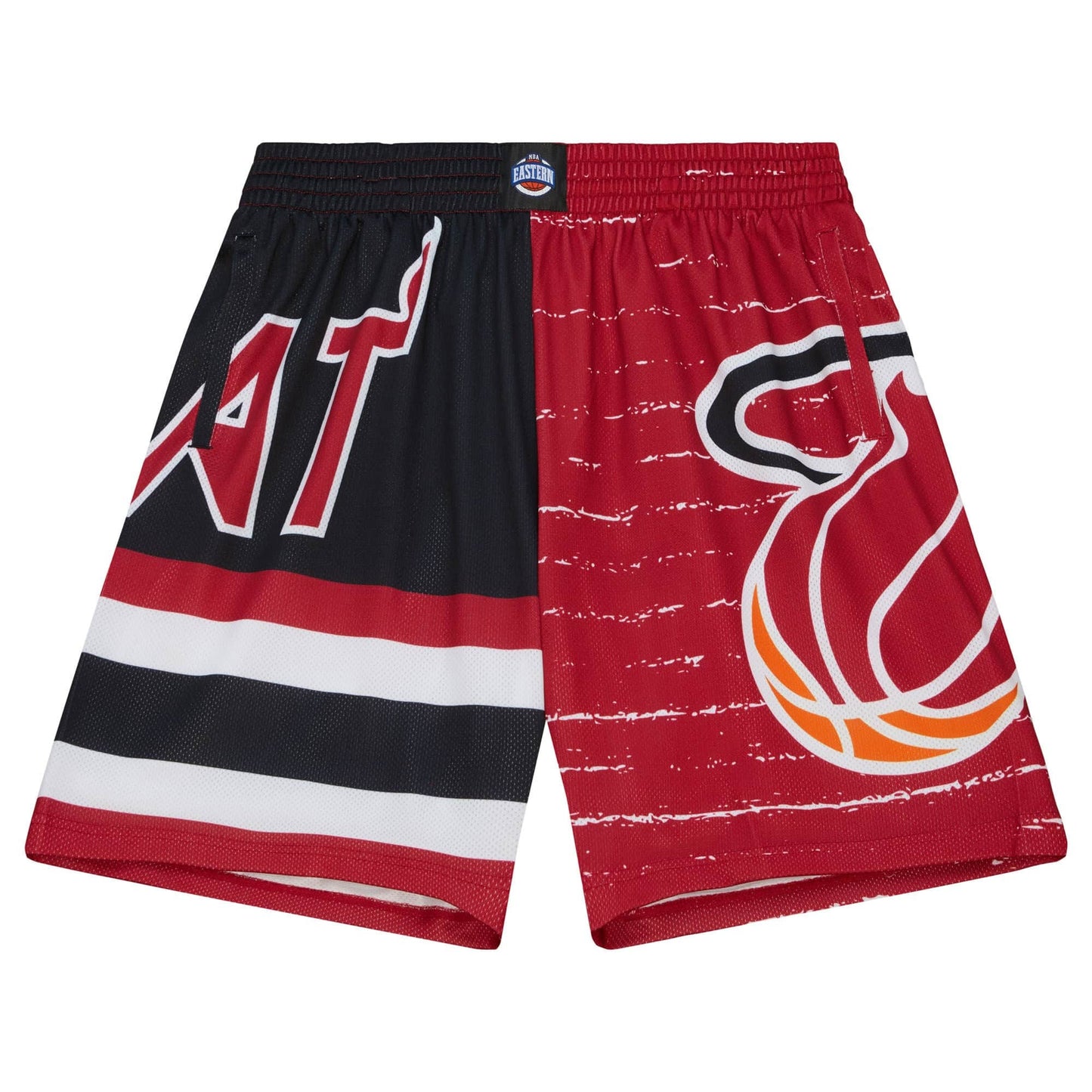 Basketbalové šortky Mitchell & Ness NBA Jumbotron 3.0 Shorts Miami Heat červeno/čierne