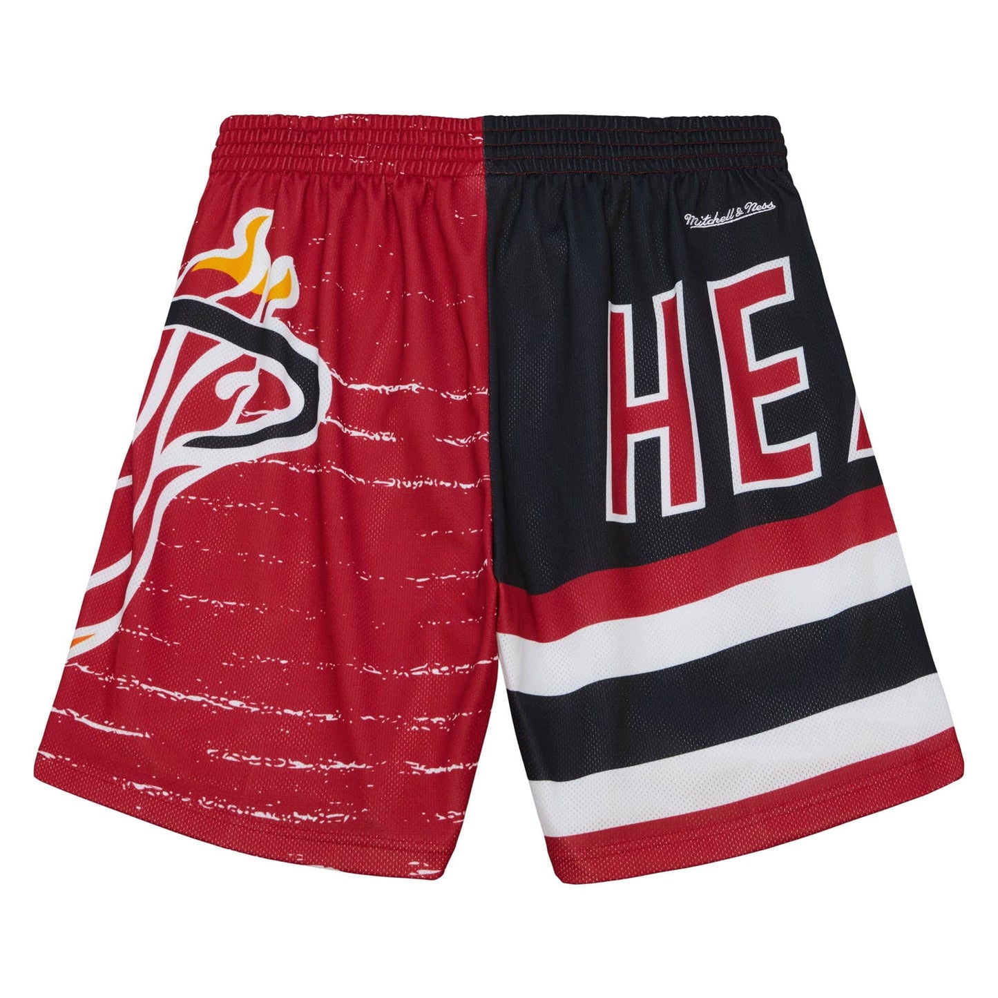 Basketbalové šortky Mitchell & Ness NBA Jumbotron 3.0 Shorts Miami Heat červeno/čierne