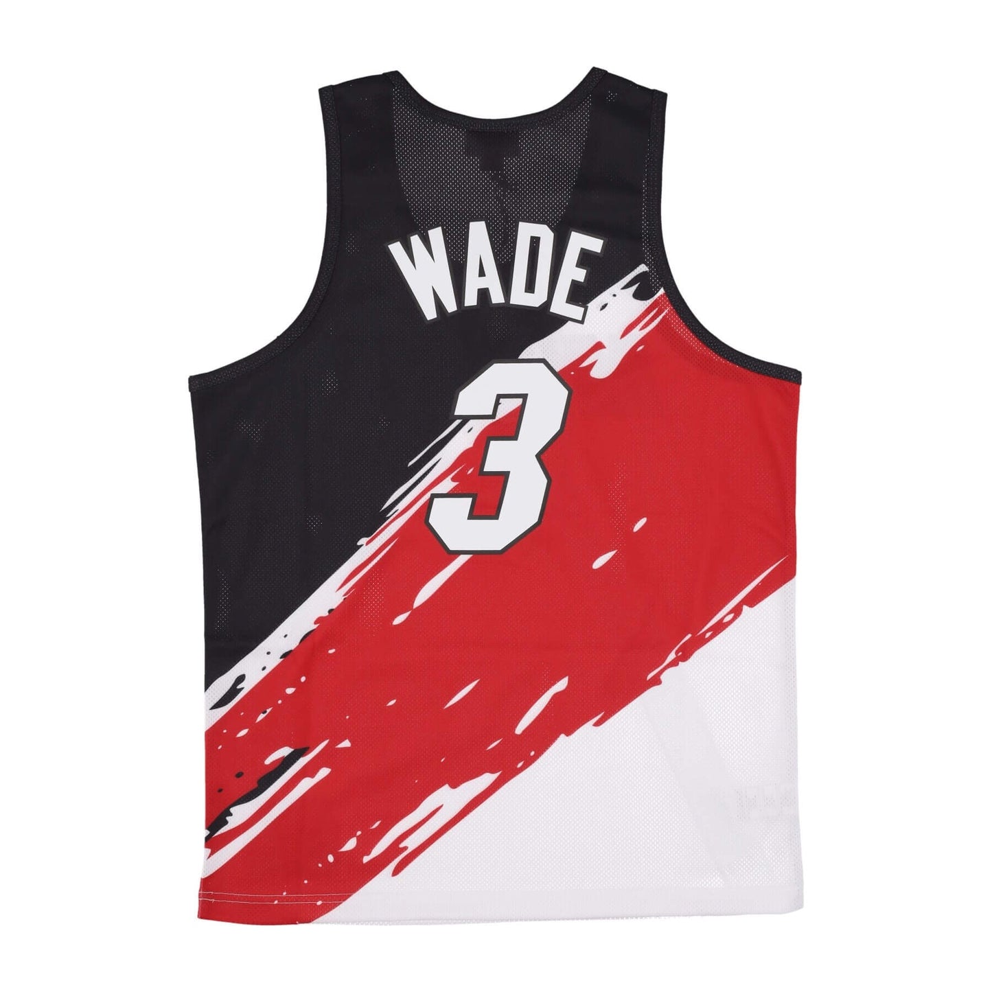 Tielko Mitchell & Ness NBA Paint Brush Nn Mesh Tank Dwyane Wade Miami Heat červené