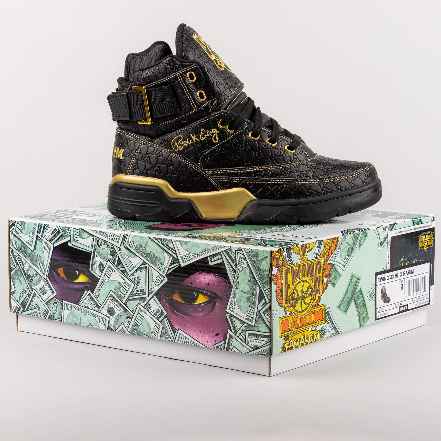 Ewing Athletics 33HI x Rakim (Limited Edition) Black/Gold