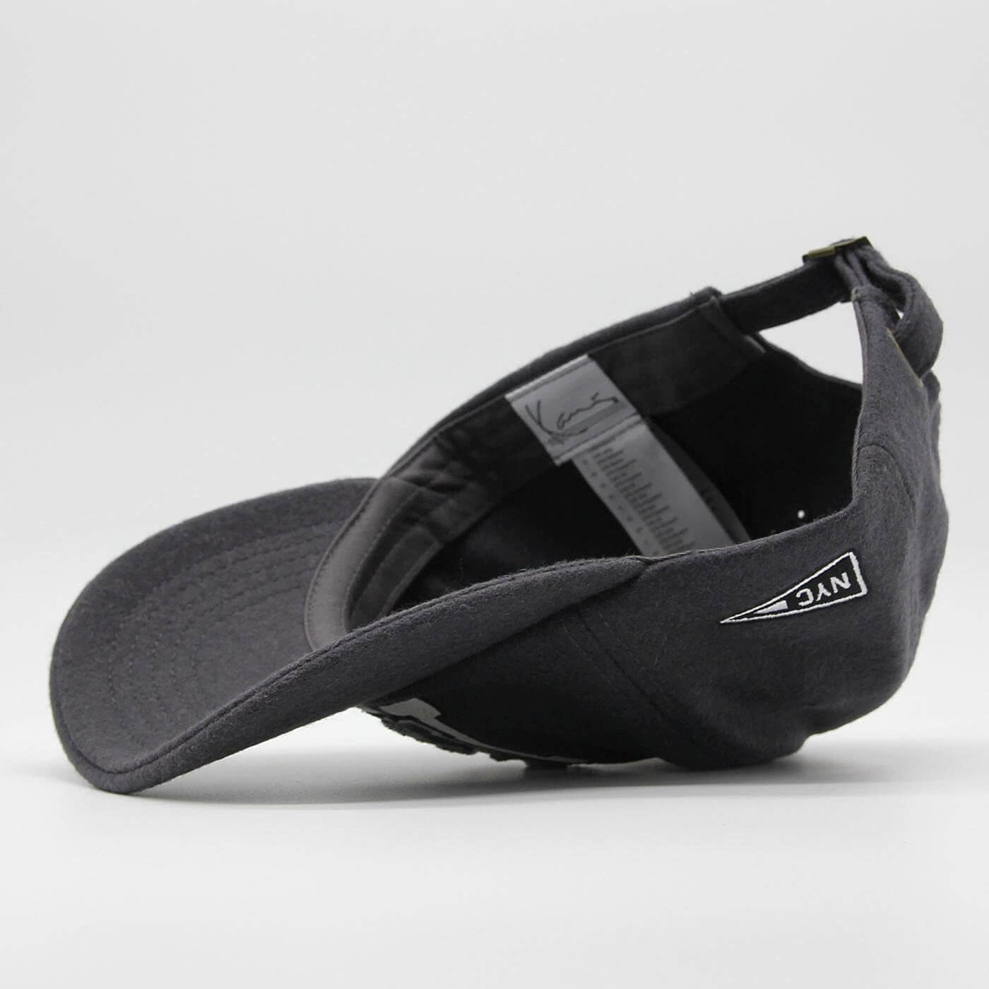 Šiltovka Karl Kani Retro Patch Wool Blend antracitová