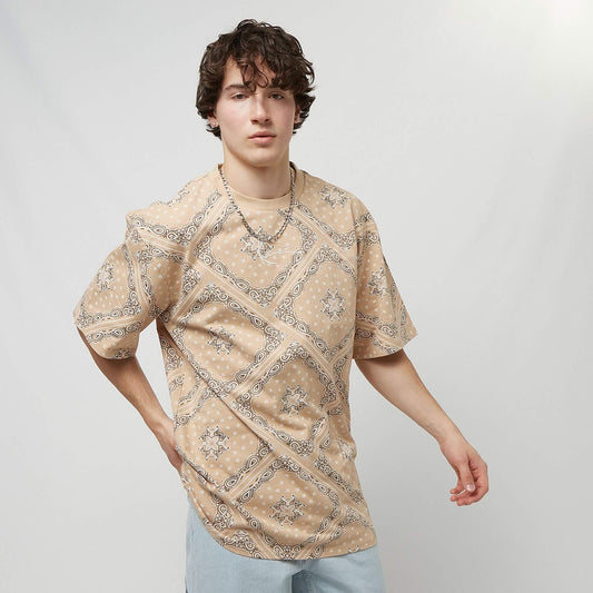 Karl Kani KK Small Signature Paisley Tee sand/black/white