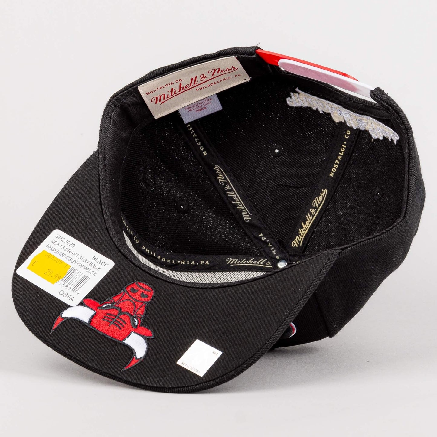 Mitchell & Ness NBA 13 Draft Snapback HWC Chicago Bulls Black