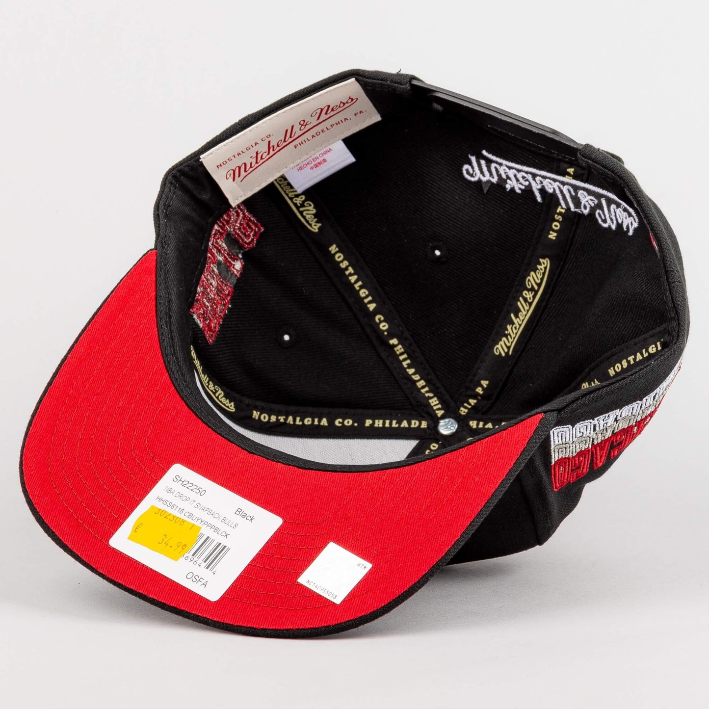 Šiltovka Mitchell & Ness NBA Drop It Snapback Chicago Bulls čierna