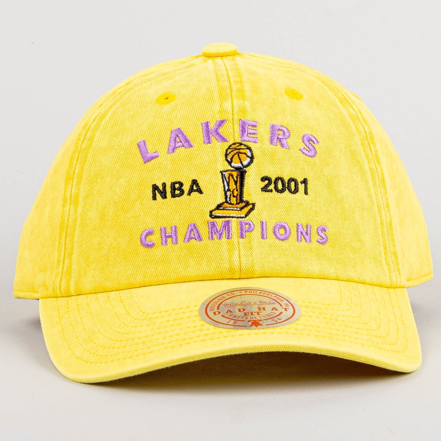 Šiltovka Mitchell & Ness NBA Champions Stone Washed Los Angeles Lakers žltá