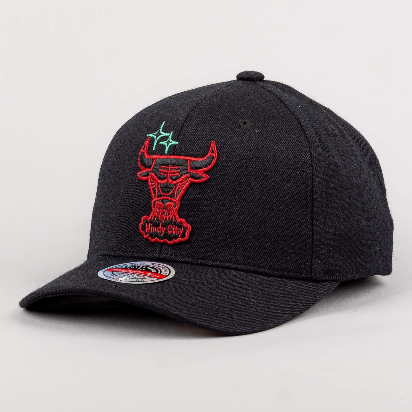 Mitchell & Ness NBA Merch Logo Classic Red Chicago Bulls Black