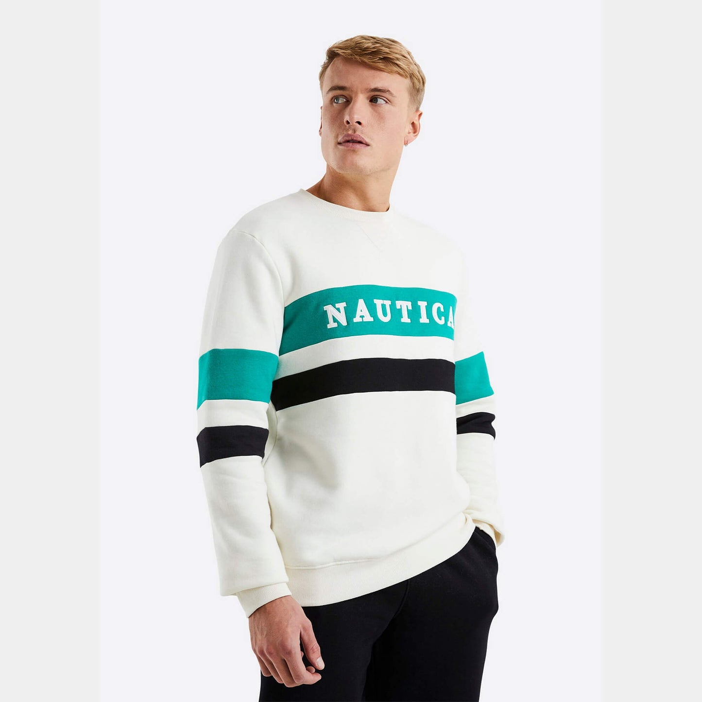 Mikina Nautica Tenby Sweatshirt okrová