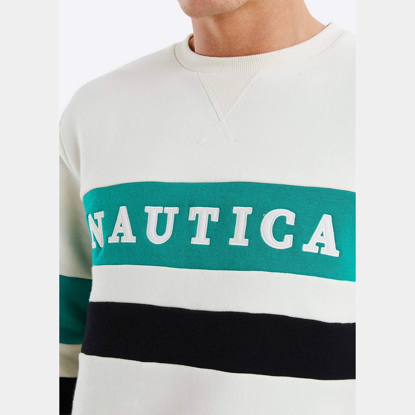 Mikina Nautica Tenby Sweatshirt okrová