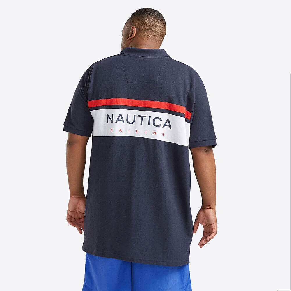Nautica Maddox Polo Shirt B&T Dark Navy